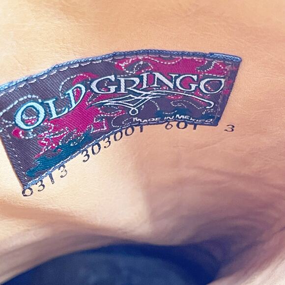 Old Gringo Women’s 8 Mayra Brass Brown Knee High Tall Western Cowgirl Boots - Picture 12 of 13